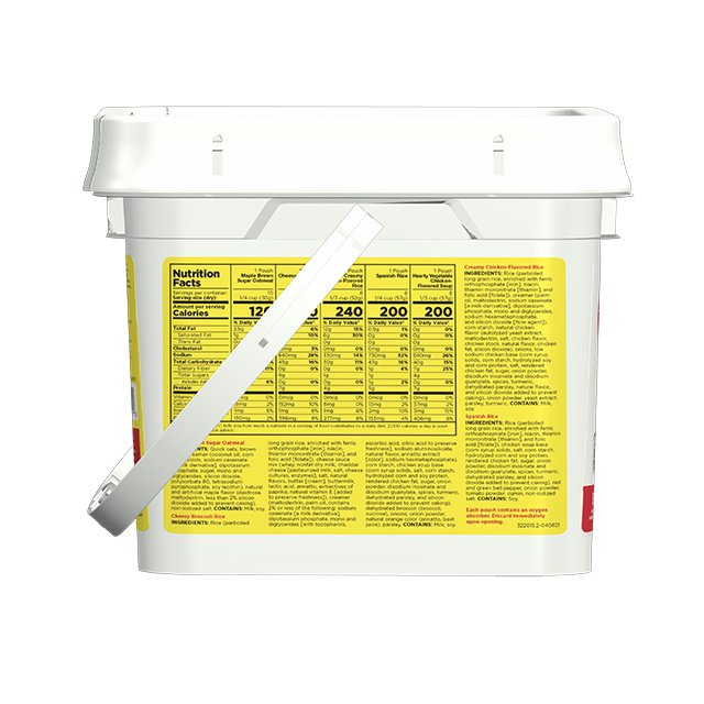 1-Week 1-Person Emergency Food Supply, 78 Servings