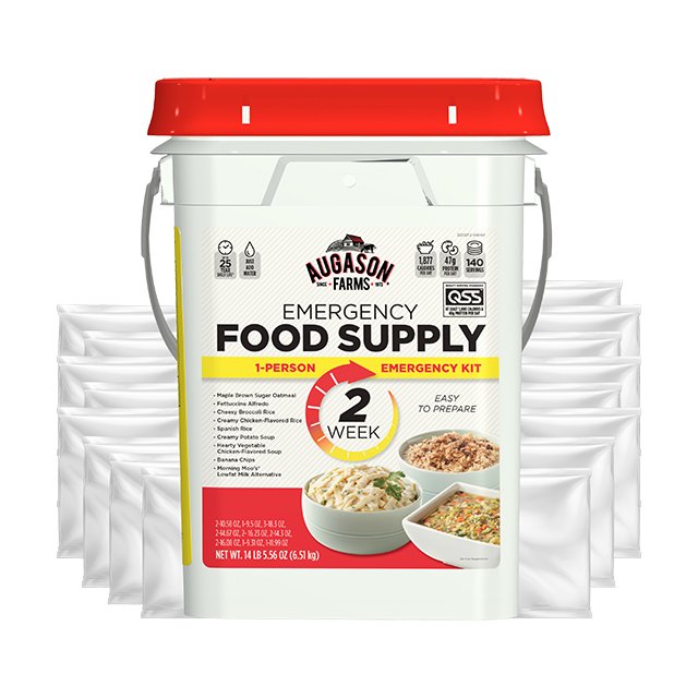 2-Week 1-Person Emergency Food Supply Kit, 140 Servings