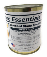Future Essentials Shredded Sharp Cheddar Cheese | Long-Term Storage