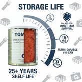 Military Surplus Tomato Powder #10 Can - 47 Servings per can