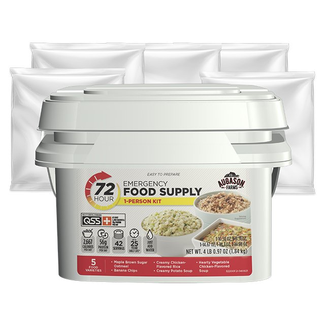 72-Hour 1-Person Emergency Food Supply Kit, 42 Servings