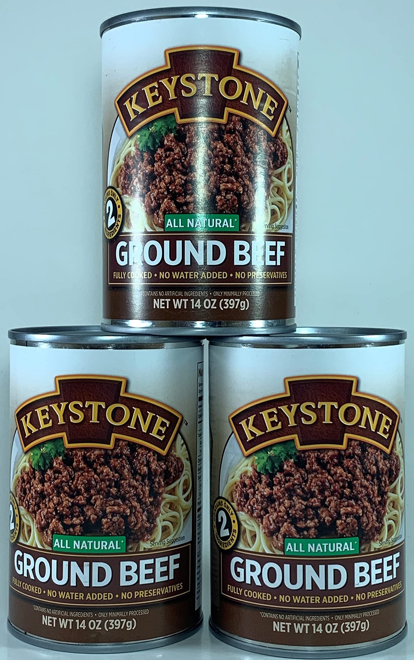 Keystone Meats All Natural Ground Beef 14 Ounce | Ready-Made Meals in Minutes