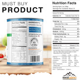 MOUNTAIN ESSENTIALS All Natural Fully Cooked Chicken 28 Oz Recipe Ready Canned Meat No Water Added | No Carbs | No Preservatives Daily Food Perfect for Camping or Home Meals Emergency Food Pack