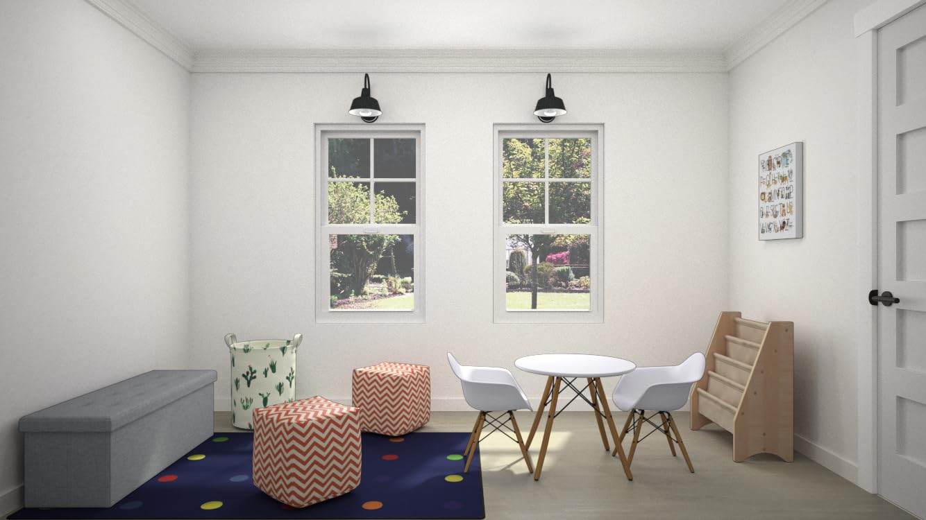 KidCarpet.com On The Spot Seating Classroom Rug- 4' x 6' Rectangle, Multi on Blue