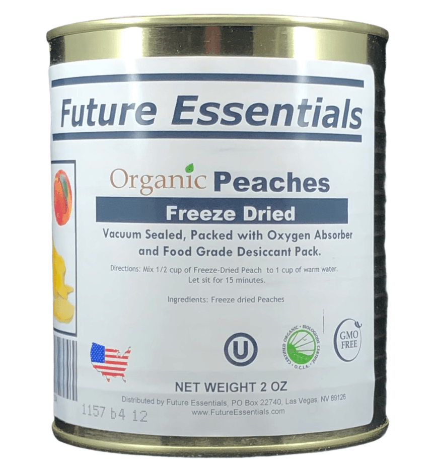 Future Essentials Freeze Dried Sliced Peaches