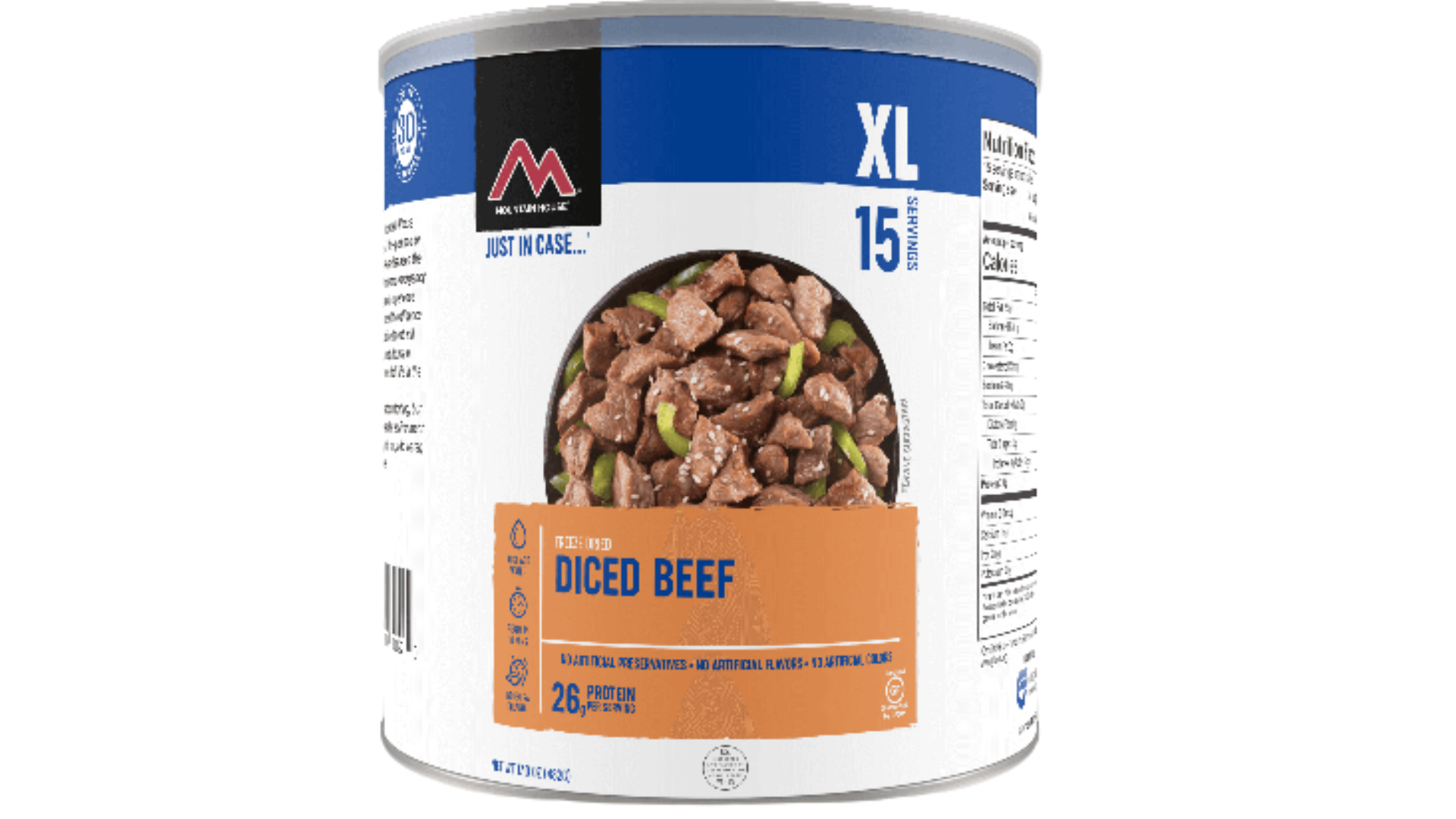 Diced beef (01 can) XL - 15 Servings
