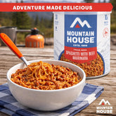 Mountain House Spaghetti with Meat Sauce #10 Can | Freeze Dried, Ready to Eat, Survival & Emergency Food - 6 Cans
