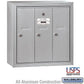 Salsbury Industries 3503ASU Surface Mounted 3 Doors and USPS Access Vertical Mailbox