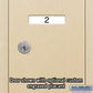 Salsbury Industries 3505SSU Surface Mounted Vertical Mailbox with USPS Access and 5 Doors, Sandstone