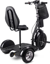 MotoTec Electric Trike 48v 1000w Lithium, Black, Large