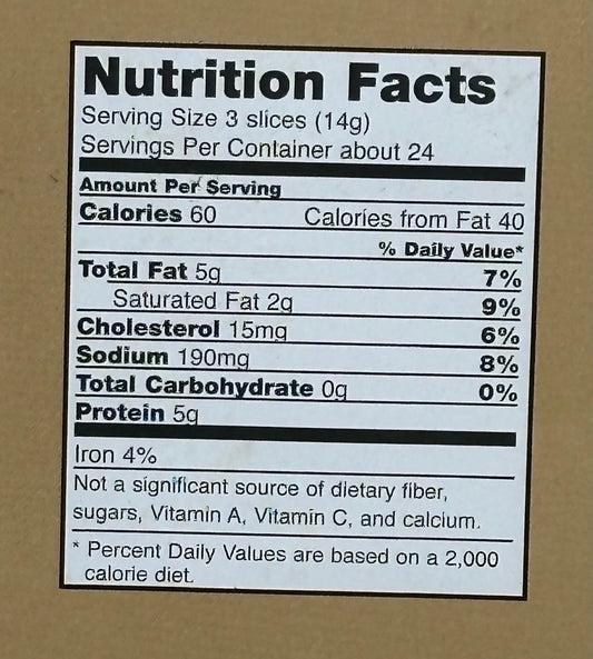 Werling & Sons Canned Bacon, 12 Ounce