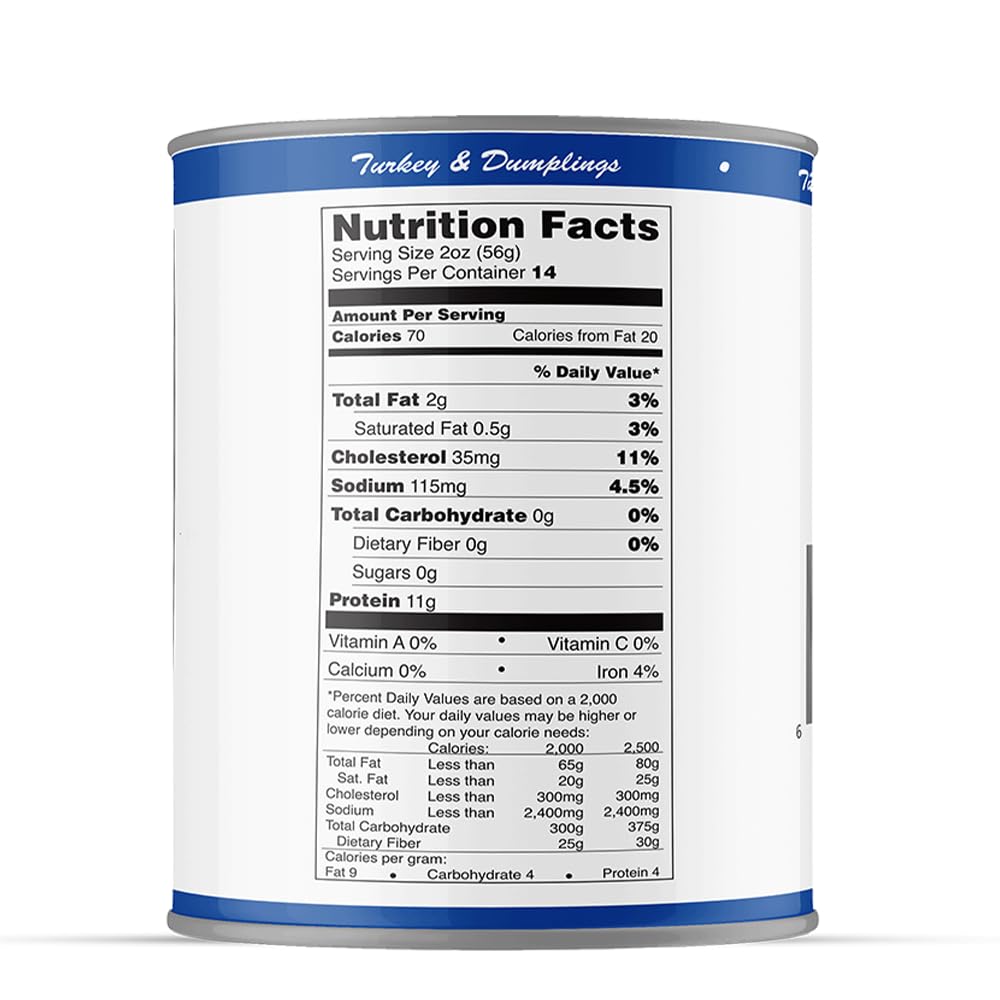 Werling & Sons Fully Cooked Canned Turkey Meat 28 Oz