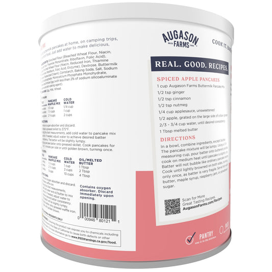 Buttermilk Pancake Mix Can, 33 Servings