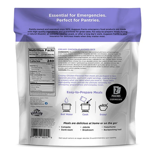 Creamy Chicken-Flavored Rice, 16 Servings