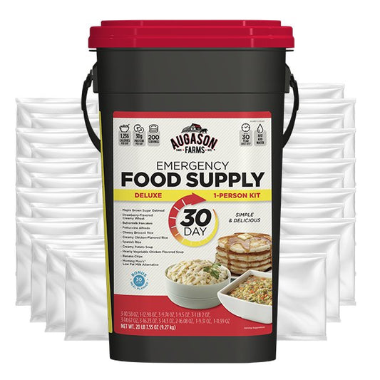 30-Day 1-Person Emergency Food Supply Kit, 200 Servings