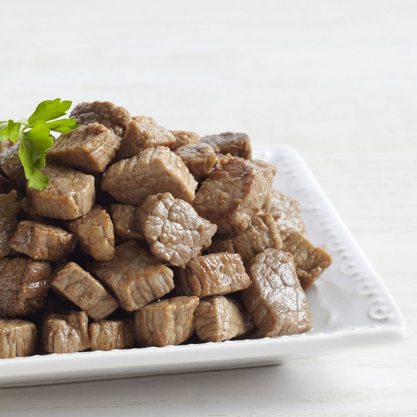 Cooked Freeze Dried Beef Steak Dices Can, 13 Servings