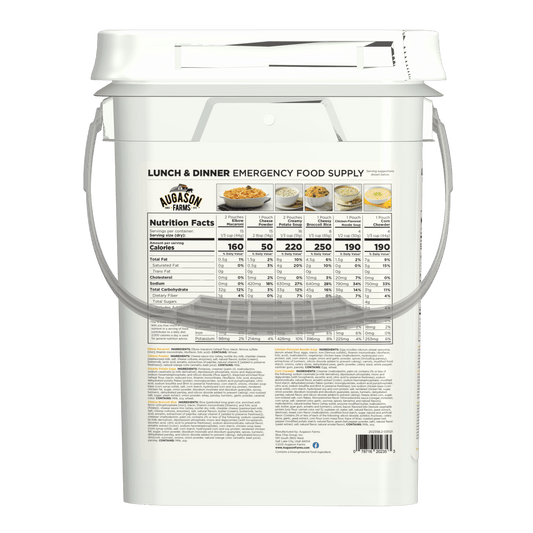 Lunch and Dinner Variety Pail, 92 Servings