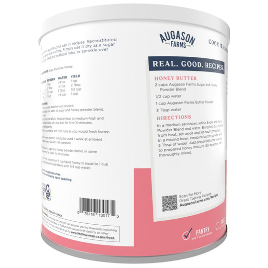 Sugar & Honey Powder Blend Can, 227 Servings