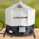 Volcano Lid for Volcano Collapsible Grill, Heat Resistant Polyester Cover, Heat Retention Lid for Baking, Smoking & Dutch Oven Cooking, Folding Portable Outdoor Grill Accessory, Fits Camping Grill