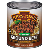 Keystone Meats all Natural Ground Beef 28 oz Can