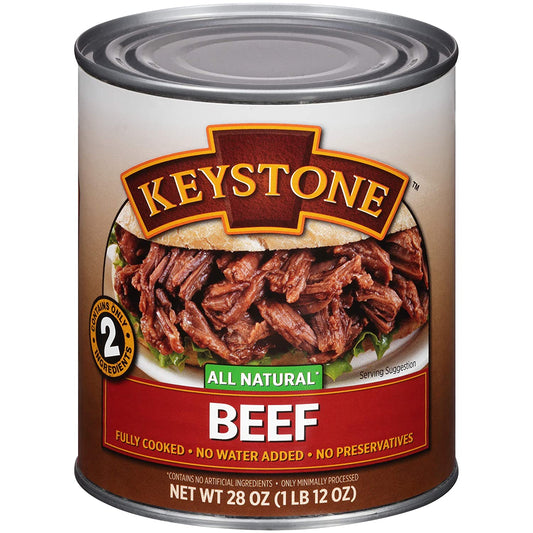 Keystone Meats All Natural Canned Beef 28 Ounce can