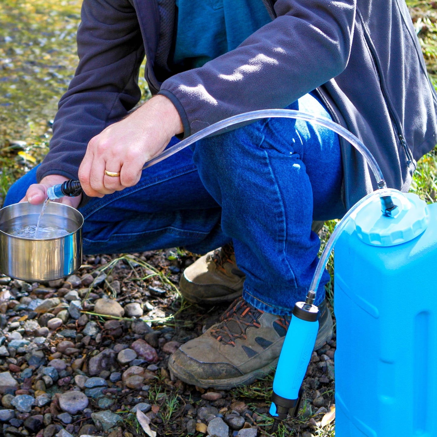 SaganLife AquaBrick Water Filtration System -Complete Kit - Safecastle