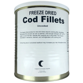 Military Surplus Freeze Dried Canned Cod Fish Fillets - Safecastle