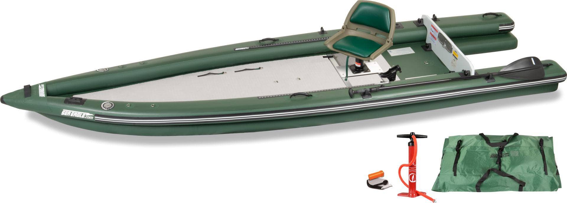 Sea Eagle FishSkiff 16 Inflatable Frameless Fishing Boat - Solo Startu –  Safecastle
