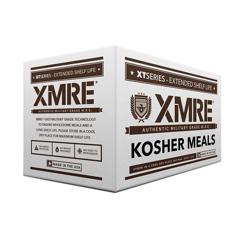 XMRE Kosher XT Emergency Food - 1 Case (12 Meals/Case)