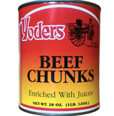 Yoders Canned Beef Chunks