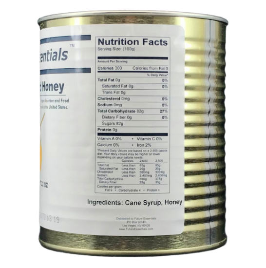 Future essentials Granulated Honey 12 Cans Per Case