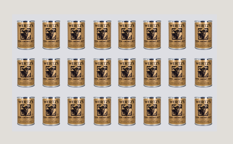 Wertz's GMO Free Premium Beef 14.5oz Cans