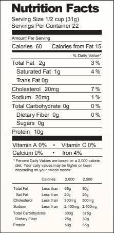 FREEZE-DRIED BEEF DICES