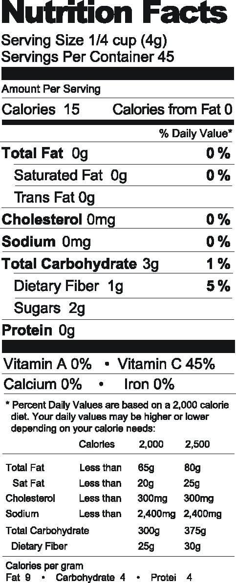 Fresh and Honest Foods 100% All Natural Freeze Dried Strawberries 6.3 OZ #10 Can