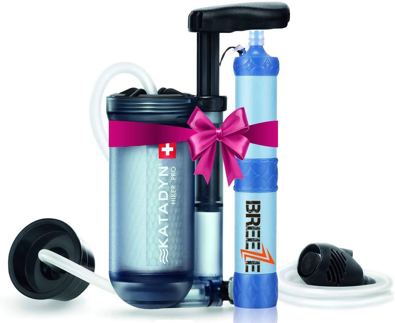 Hiker Pro Transparent Water Filter with Water Filter Straw