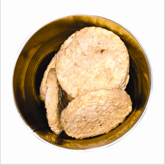 Military Surplus Freeze Dried Salmon Burgers - Premium Quality Fish Burgers