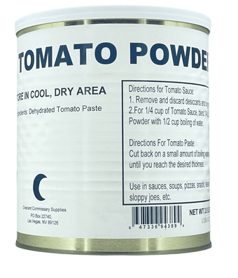 Military Surplus Dehydrated Tomato Powder