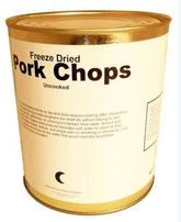 Military Surplus Freeze Dried Pork Chopss