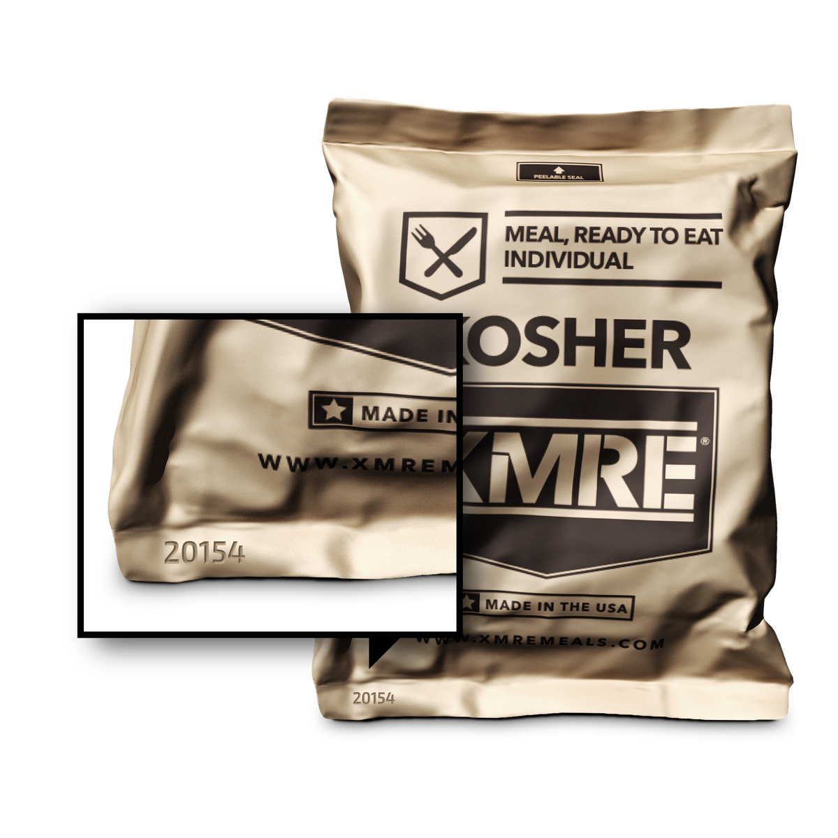XMRE Kosher XT Emergency Food - 1 Case (12 Meals/Case)