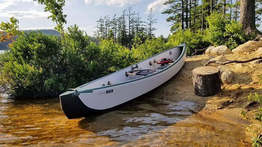 Sea Eagle TC16 Inflatable Travel Canoe Start Up Package with Traditional Wood/Web Seats …