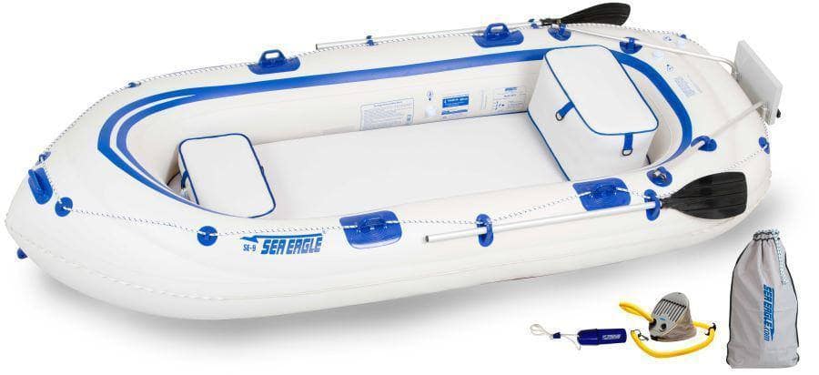 Sea Eagle SE9 Inflatable Motormount Boat Fisherman's Dream Package –  Safecastle