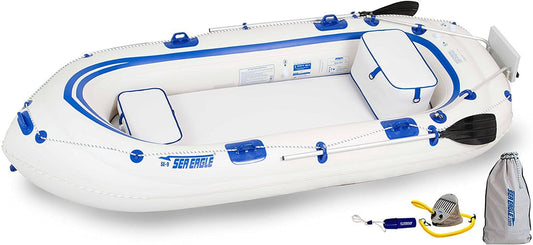 Sea Eagle SE9 Inflatable Motormount Boat - Fisherman's Dream Package