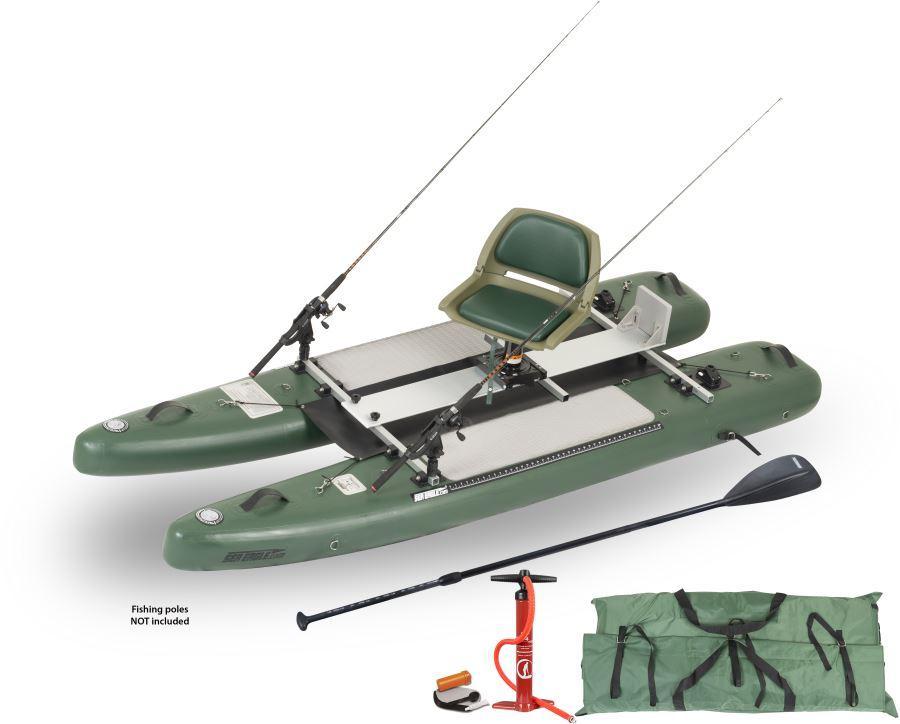 SUPCat10 Inflatable Fishing Stand-Up Paddleboard (Deluxe)