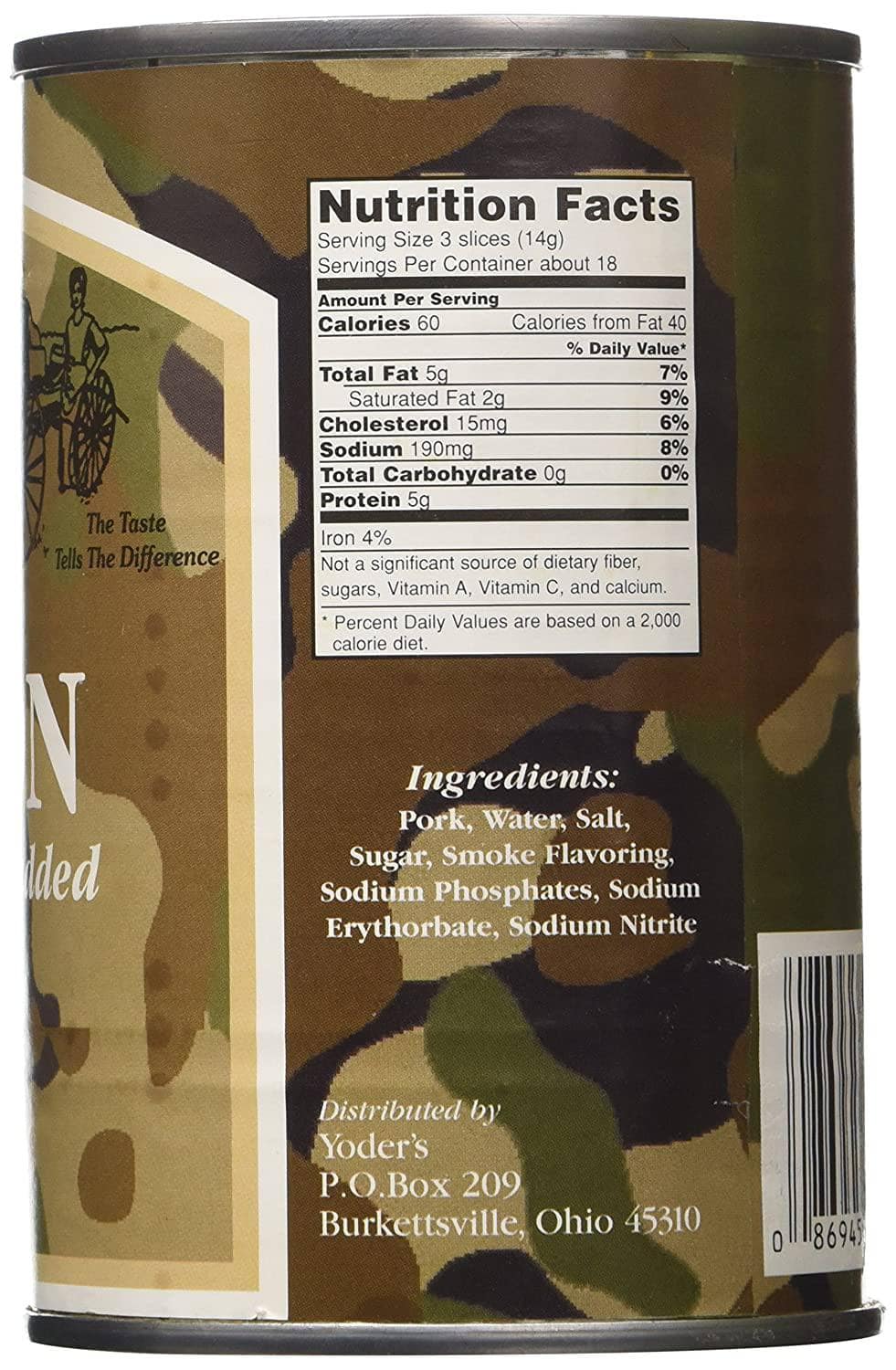 Yoders Canned Fully Cooked Bacon, 9 Ounce