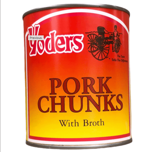 Yoder's Canned Pork Meat Case - 12 Cans - Safecastle