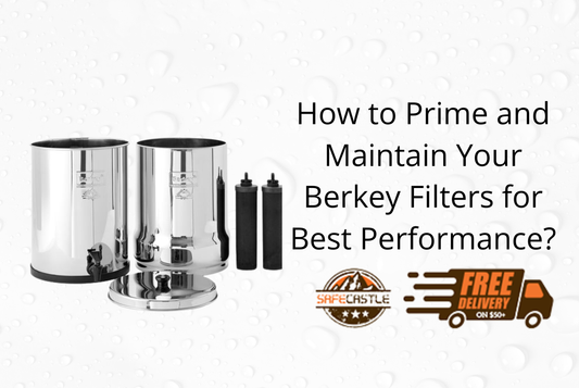 How to Prime and Maintain Your Berkey Filters for Best Performance?