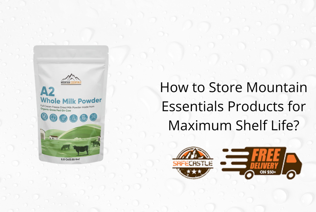 How to Store Mountain Essentials Products for Maximum Shelf Life?
