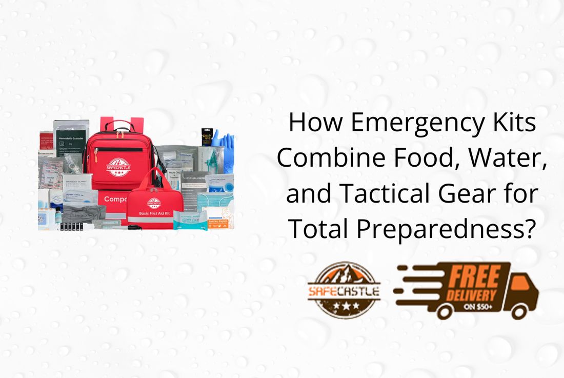 How Emergency Kits Combine Food, Water, and Tactical Gear for Total Preparedness?
