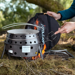 Volcano Grills 2 Fuel Charcoal & Wood Collapsible Stove