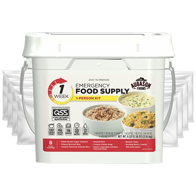 1-Week 1-Person Emergency Food Supply, 78 Servings